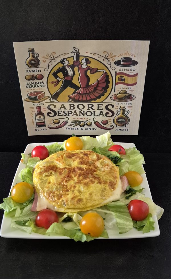 Tortilla sandwich (jambon et fromage espagnol)